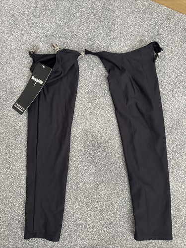 Black milk suspender leggings - black,
