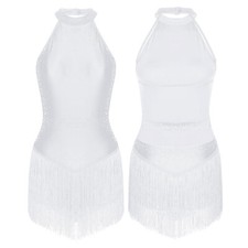 Woman Tassel Leotard Halter