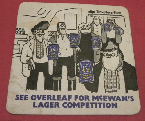 Mcewans beer mat - mcewans,