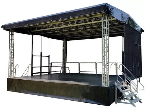 Mobile stage trailer 7x6 - trailer, and