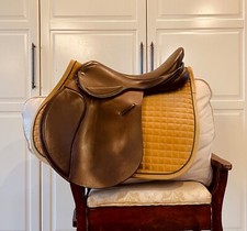 Ideal International Event saddle. Brown full leather, excellent condition!
