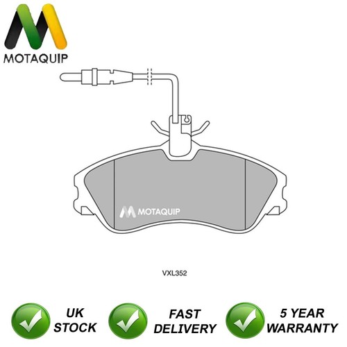 Brake pads set front motaquip - pads,
