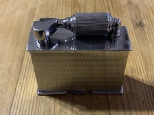 McMurdo Petrol Table Lighter - Engine Turn Case - ex-Dunhill Designer - 1940's
