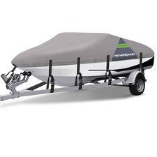 17ft 18ft 19ft Boat Cover Heavy Duty Waterproof UV Fits V-Hull Tri-Hull Runabout