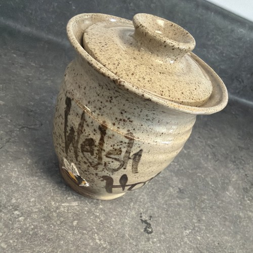 Welsh pottery decorated honey - pottery,