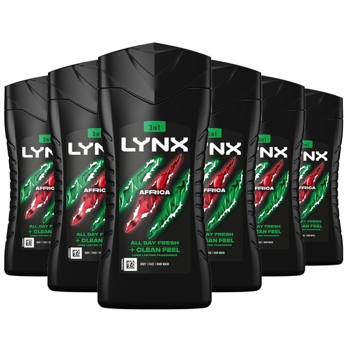 Lynx africa shower gel 3in1 - shower,