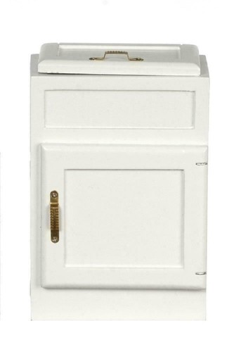 Dolls house white - wood, 1920's