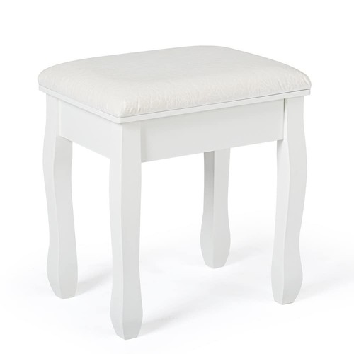 Dressing table stool white - table,
