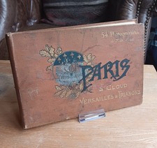PARIS PHOTO BOOK c. 1920s. 54x 10x7 inch Historic Photo Plates of France Capital