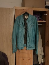 Diesel Men’s Vintage Heavyweight Cafe Racer Biker Jacket Large Slim C3