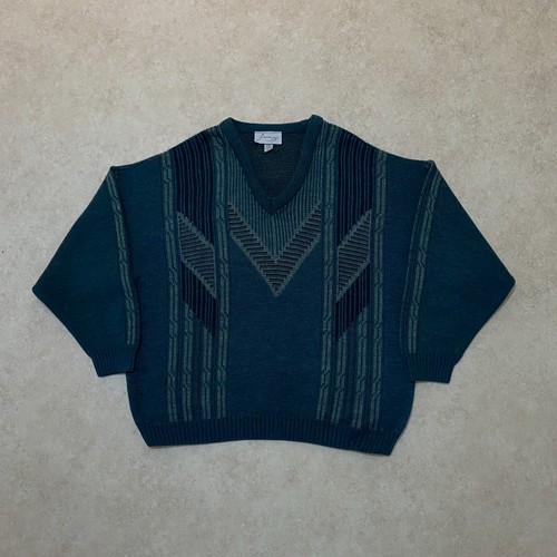 Vintage grandad sweater chunky - vintage,