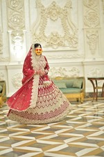 Maroon Bridal Lehnga choli