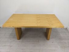 DINING TABLE Super Solid Large Beech Chunky Contemporary Sleek FREE DELIVERY