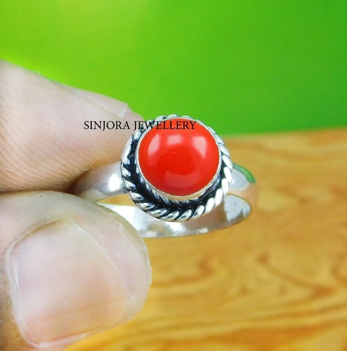 Coral gemstone 925 sterling - coral,