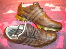 LTD Edition 2009 Adidas Adipure Men's Golf Shoes UK8 Leather upper / Lining VGC!