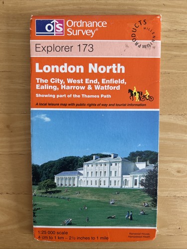 Explorer 173 london north - os,