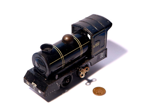Antique wind clockwork - wind-up,