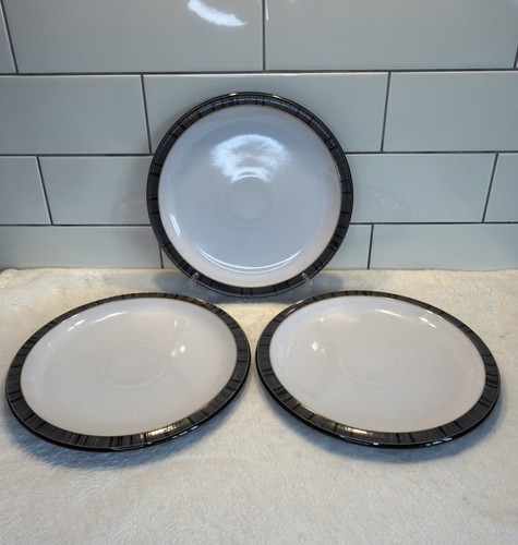 Denby jet stripes dinner - jet,