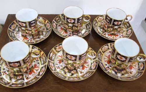 Set royal crown derby imari - set,