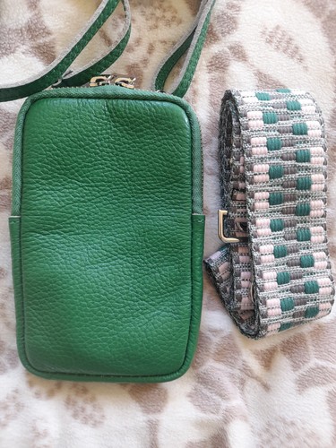 Emerald green soft leather - emerald,
