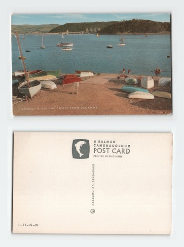Vintage postcard conway river - postcard,