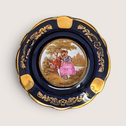 Vintage limoges cobalt blue - vintage,
