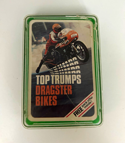Top trumps dragster - bikes, card