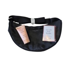 Lancome OS Black Crescent Bag