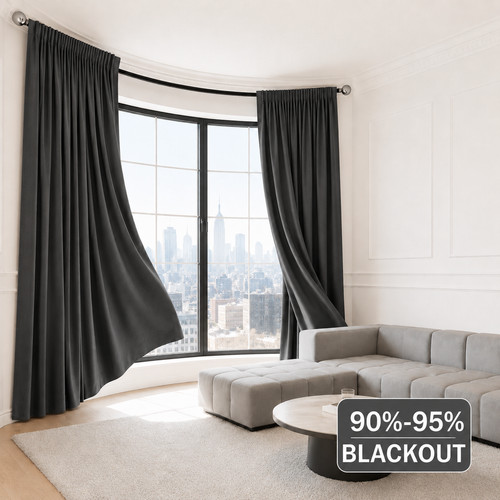 Pair blackout curtains thermal - pair,