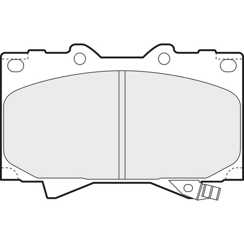 Brake pads set - for, land