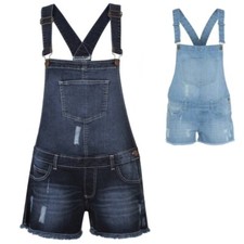 Womens denim dungaree stretch - dungaree,