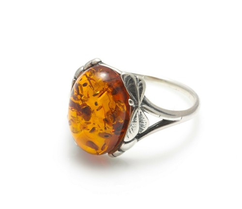 Natural baltic amber - natural, sterling