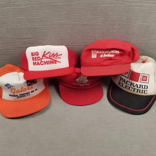 Vtg 80s trucker - trucker, hats