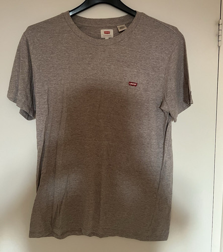 Levi men grey logo crew - grey,
