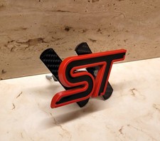 Black & Matt Red ST grill