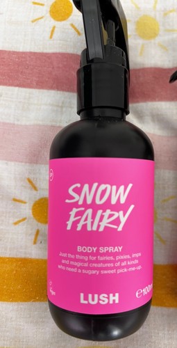 Lush snow fairy body spray - snow,