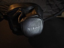 Nikon CS-15 Case For Nikon F3 - Genuine soft leather case, lower and upper half!