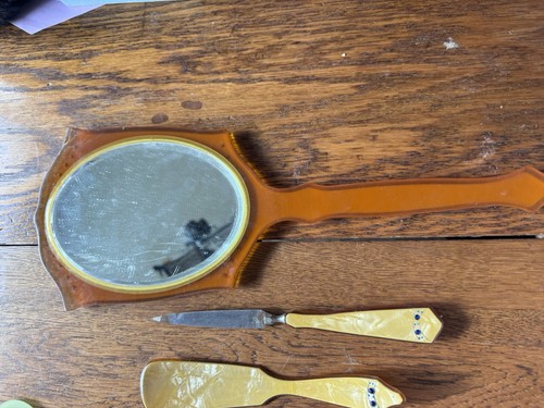 Vintage dressing table set - dressing,