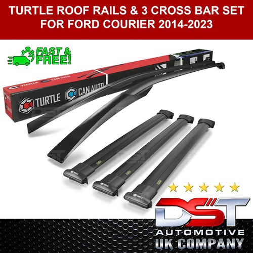 Black roof rack rails 3 - black,