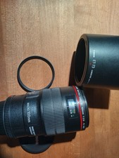 CANON EF 100 mm f/2.8L IS USM LENS - VERY GOOD - E F MACRO 1:2.8 L 100mm 