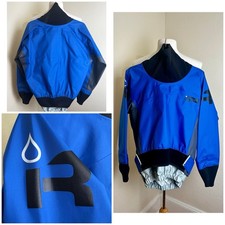 NWOT Immersion Research RIVAL Blue Gray Kayak Paddle Jacket Drytop Jacket S $300