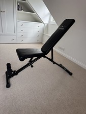 Weight Bench, Adjustable Strength Training Full Body Fast Folding