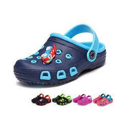 Boys Girls Garden Shoes Kids Cartoon Slides Sandals Clogs Beach Pool Slippers