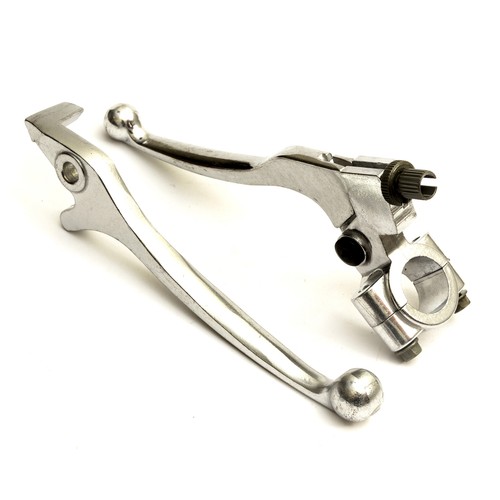 Brake clutch lever set silver - clutch,