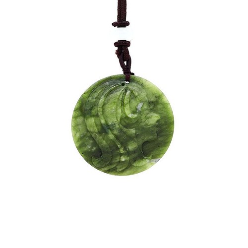 Jade zodiac pendant - jade,