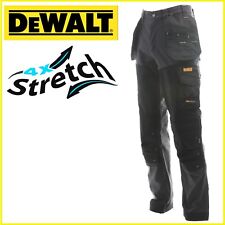 Dewalt Work Trouser Grey Black Memphis 4 way Stretch Fabric - Holster Pockets