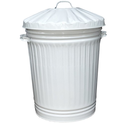 90l large coloured metal bin - large,