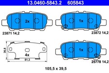 ATE 13.0460-5843.2 Brake Pad