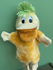 Vintage 1991 Edd the Duck Puppet – Golden Bear – BBC Children’s TV – Rare Retro