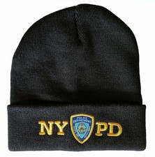 NYPD Winter Hat Police Badge